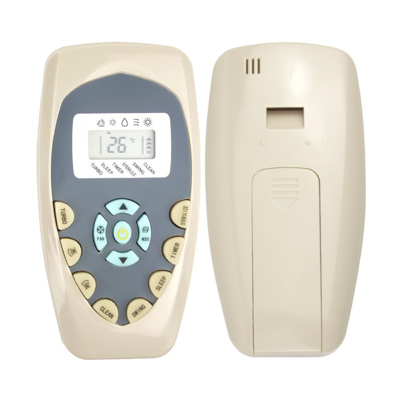 Calvas - Telecomando per condizionatore d'aria AIR-CON A22EM4H4R09 A20EM4H4R12 A18EM4H4R18 A18EM4H4R24 A16EM4H4R36 e Carrier 51AKP09H AC