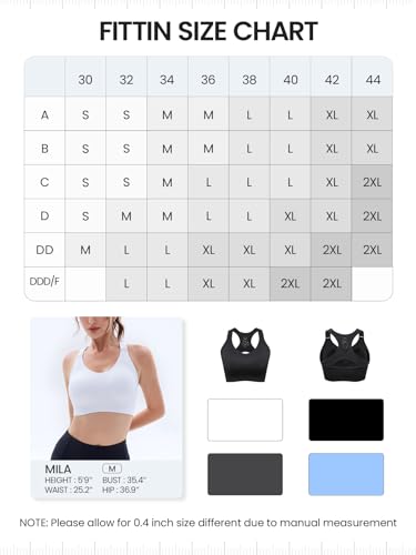 FITTIN-Adjustable-Sports-Bras-for-Women-Padded-Racerback-Seamless-Workout-Yoga-Bras