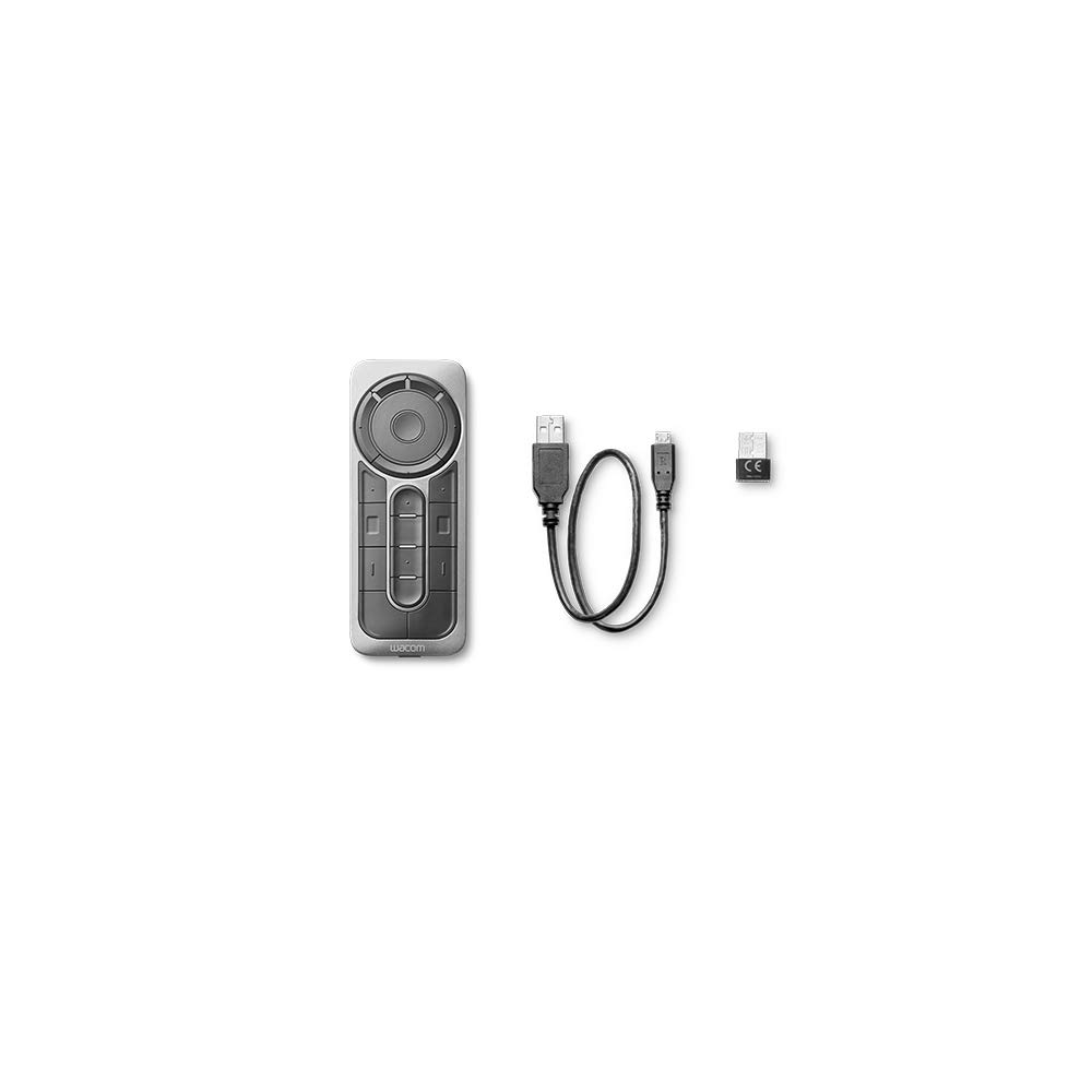 Wacom Cintiq 16 - Monitor Interactivo y bolígrafo Wacom Pen Pro 2, Pantalla LCD de 16" para diseño Digital + ACK-411050 - Mando a Distancia (Tablet, Botones, Negro, Gris)