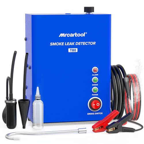 Smoke Machine Automotive with Built-in Air Pump Car Smoke Tester for EVAP Vacuum Leak Detection Smoke Leak Detector for All 12V Vehicles Universal Gas Leak Tester for Car Intake Exhaust System