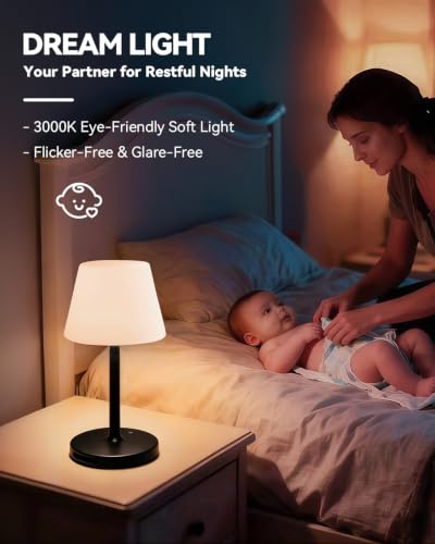 Image of SAIWEYA Outdoor Waterproof Shower Lamp, 8000mAh Rechargeable Bathroom Lamp