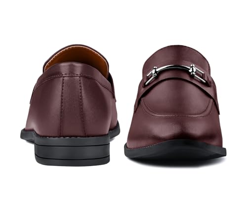 Image of LOUIS STITCH Men's Shoes Slipon Style Comfortable Moccasins with Buckle for Men - RGMCAB