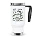 BeeTeeStore Jeremiah 29:11 Christian Travel Mug - Double-Wall Insulated Stainless Steel Coffee Cup with Lid and Handle - Religious Scripture Gift for Men and Women - 14oz Silver
