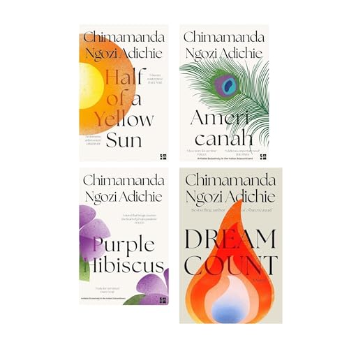 Chimamanda Ngozi Adichie 4-Book Collection Set (Dreams Count, Ame...