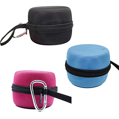 Caixa de armazenamento de alto-falante portátil para viagem ao ar livre com gancho para Echo Dot 2 (