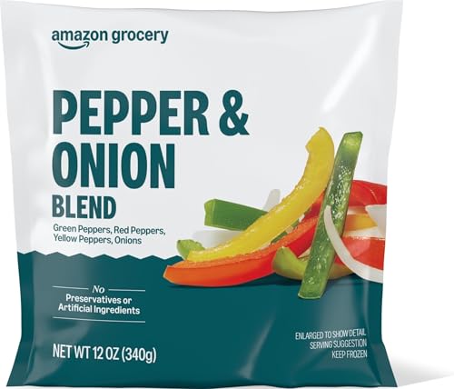 Amazon Grocery, Pepper & Onion Blend, 12 Oz, Frozen