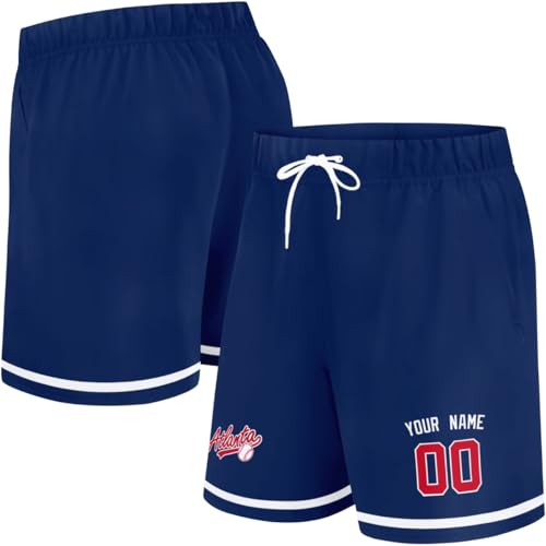 Image of ANTKING Swim Trunks Custom Name Number Beach Shorts for Men Youth Gifts