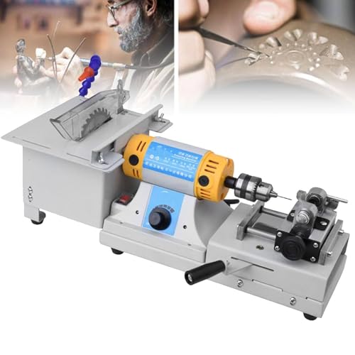 3-in-1 Electric Table Saw - Industrial Tabletop Machine for DIY Engraving, Cutting, Polishing, Milling, Grinding, and Drilling - for Men & Hobbyists