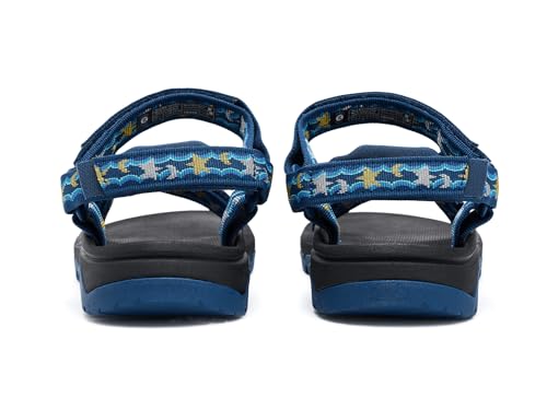 Teva Hurricane XLT Jr (Little Big Kid) Sport Sandal, Starlight Blue Opal, 1 US Unisex - image 7