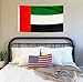 DANF United Arab Emirates Flag 3x5 ft Polyester UAE DUBAI Flags 3 x 5 Foot