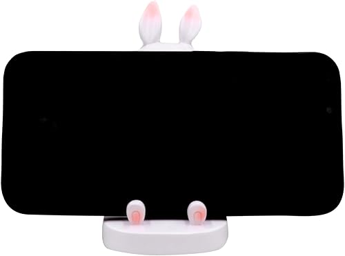 Miniatura 20 de Lindo conejo teléfono móvil soporte animal Smartphone escritorio soporte para todos los teléfonos móviles Bunny teléfono soporte escritorio