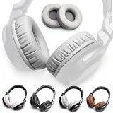 Voarmaks Cuscinetti di ricambio spessi in morbida pelle proteica, compatibili con cuffie DJ Pioneer HDJ CUE1 Cue One, HDJ500 (grigio, L, R)