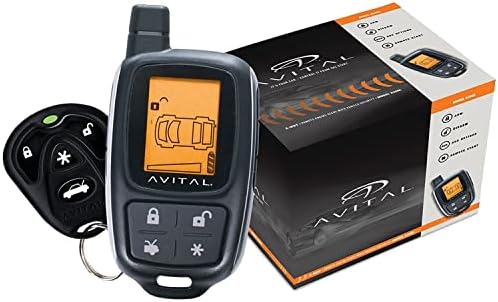Avital 5305L Security System with 2-Way LCD Display Remote
