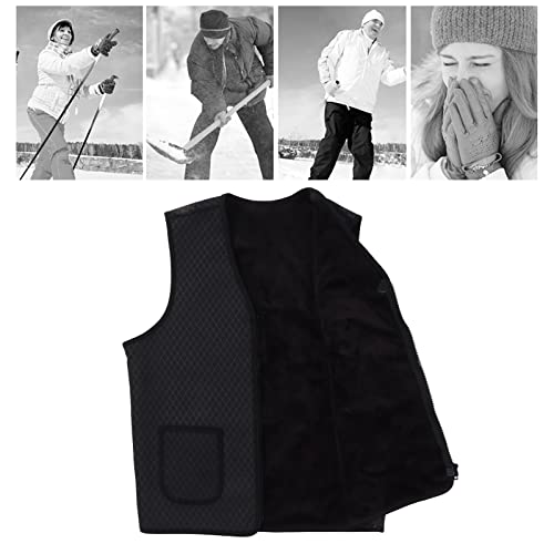 Jaqueta aquecida, aquecimento rápido, interruptor de controle duplo, ajuste de 3 níveis, colete de a