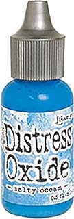Ranger Salty Ocean Distress Oxide Re-Inker, Synthetic Material, Blue, 2.5 x 2.5 x 7.2 cm