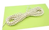 img_バンディーニ ラメ入りレーヨン撚り紐 (ツイストコード) 太さ3mm/長さ5m 色番1(white)