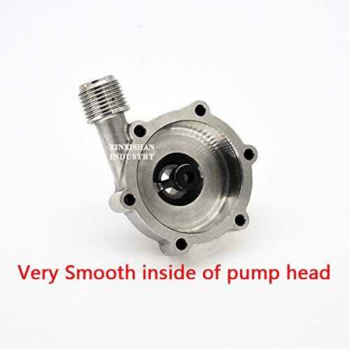Home Brew Pump MP-15RM, 304 stainless steel pump head Food Grade High temperature Magnetic drive pump beer bewery 110volt 1/2"BSP/NPT thread … (1/2"BSP)