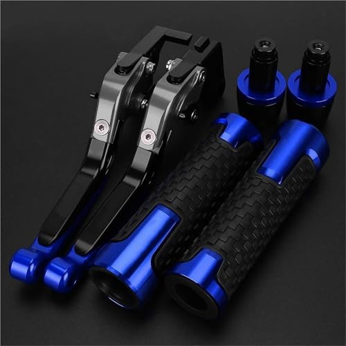 Leviers d'embrayage pour Kawasaki VERSYS 650 2007-2017 guidon bleu