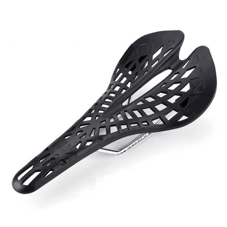 EdirFtra Fahrrad Hohl Sattel, Kunststoff Fahrrad Sattel, Rennrad Sitz, Ultraleichtes atmungsaktives Fahrrad Kissen, Rennrad Kissen Ersatz,A Sport & Freizeit