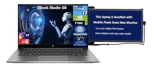HP ZBook Studio G8 [NXe[V [NXe[V 15.6C` 60Hz IPS FHD fBXvC (Intel i7-11850H, T1200 4GB, 32GB DDR4, 512GB PCIe SSD, obNC