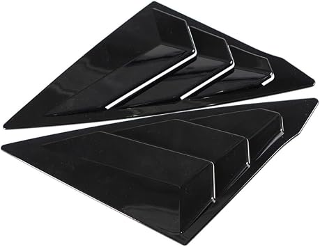Car Rear Louver Window Side Shutter Cover Trim Sticker Car Exterior Sticker