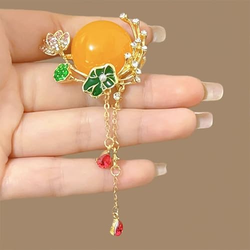 Image of HETICA Women Animal Floral Brooch Pin Accessory Perfect as a Gift for Anniversary Celebrations, Parties, Or Everyday Wear