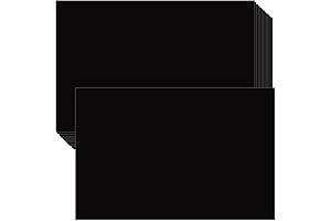 50 Sheets Black Card Stock for Boundless Creations