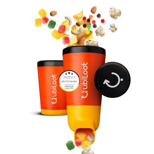 Imagen de Ubiloot Innovador dispensador de aperitivos para manos limpias y equipo [485ml] Ideal para juegos