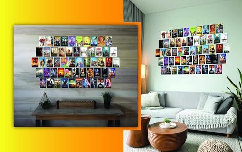Image of SG Pack Of 54 Movie Posters Wall Collage Kit - 4 X 6 In Poster For Wall Decor - Wall Art For Bedroom, Living Room, Office