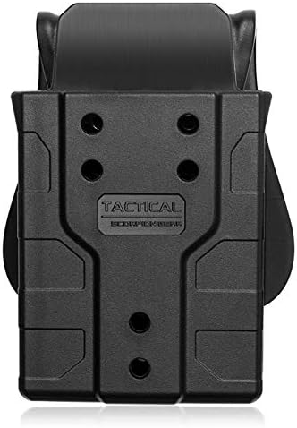 Tactical Scorpion Rifle Polymer Magazine Belt Paddle Pouch Fits: M - AR Magazine