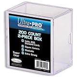 Ultra PRO All Team 2-Piece Storage Box, 200 Count, Clear