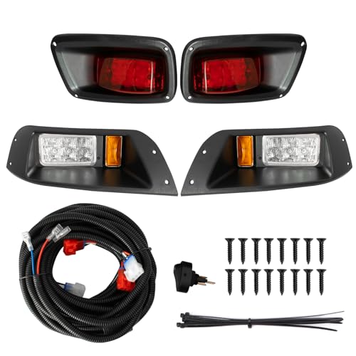 WEKANI Golf Cart Light Kit for EZGO TXT 1996-2013 Models Light Kit Replacement, Golf Cart LED Light Kit for EZGO TXT Gas&Electric Cart