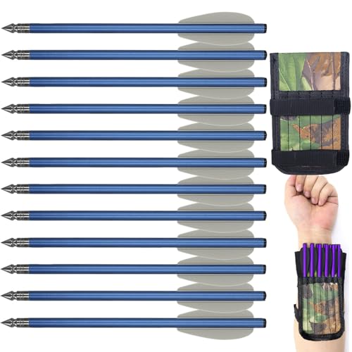 EinMAIQi Small Crossbow Bolts and Crossbow Arrow Quiver Set 6.3