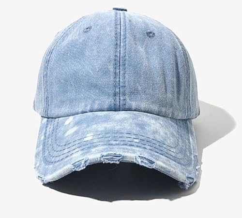 Image of XYIYI Vintage Washed Distressed Baseball Cap Adjustable Cotton Dad Hat for Women Men