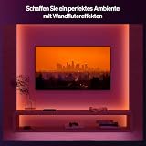 Philips Hue Flux Tira LED Inteligente para Interior 3 metros 1200lm | Escenas y Efectos Personalizables, Chromasync, Luz Blanca Auténtica y Brillante, Control por App y Voz, Recortable, Reusable - 4