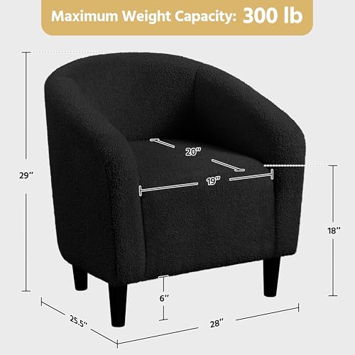 Sillón Plegable Soft Boucle Negro miniatura 3