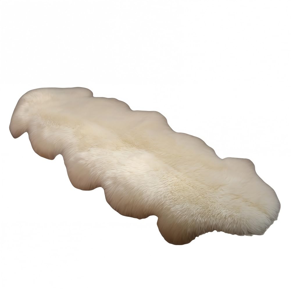 Amazon.co.jp: Tonain【多色】ムートン長毛 高級ムートンラグ 高級