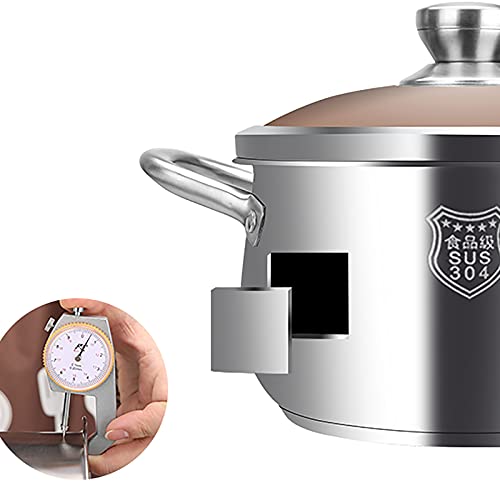 Pot à soupe à vapeur 20cm multi-couche à diffusion de chaleur optimale