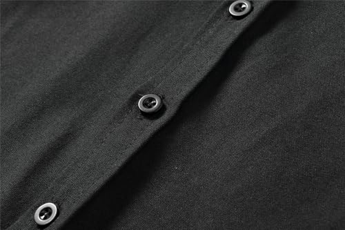 Mud Kingdom Boys Dress Shirts Oxford Long Sleeve Button Down Formal Solid Shirt4