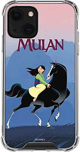 Skinit Clear Phone Case Compatible with iPhone 13 - Officially Licensed Disney Mulan Riding Khan Design
