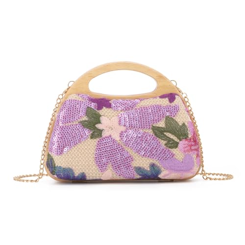 Imagen de Syrads Lentejuelas Bolso De Mano De Para Mujer Bolso De Formal Elegante Bolso De Mano Bolsos