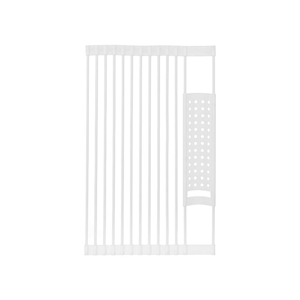 Estante para Secar Platos, Estante para Secar Platos Enrollable Fregadero de Cocina Estante para Platos Portátil Escurridor de Platos Rejilla para Secar Platos Plegable para Fregad