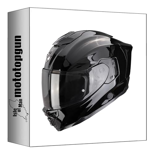 Casque intégral Scorpion Exo-1500 Air Solid noir taille S pour moto | Mototopgun