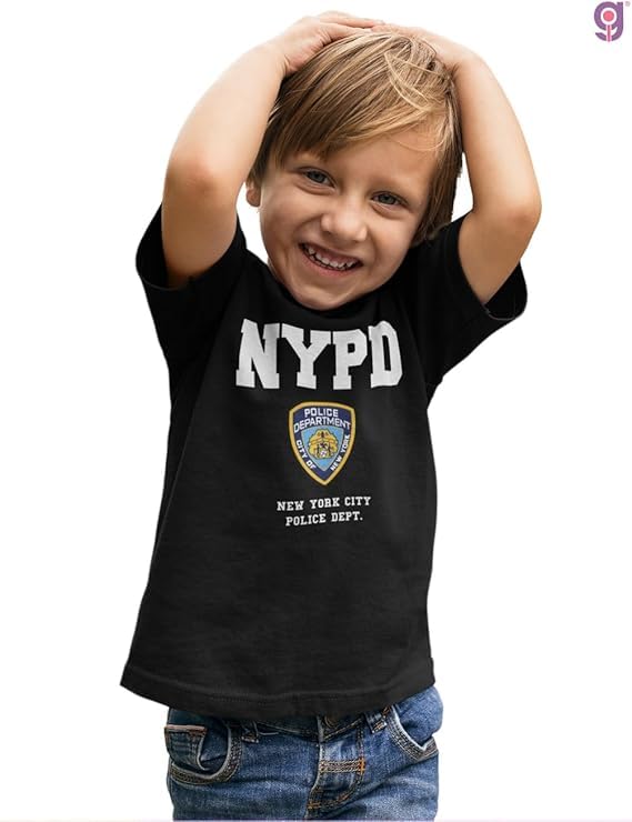 Graphic Impact Inspired NYPD New Yorker Police Funny T-Shirt