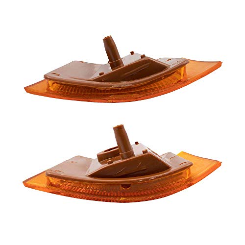 Brock Replacement 4 Pc Side Markers Light Driver And Passenger Set Compatible With 1994-2002 C/K Old Body Style Pickup Truck #TOP6