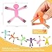 laleay 6pcs Magnetic Toys,People Figures for Kids, Adults Kids Gifts, Magnetic Men for Teens Gifts,Kids Sensory Toys