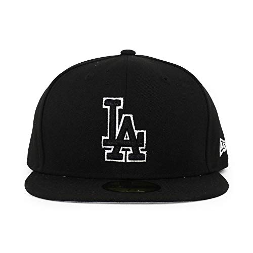 [j[G] 59FIFTY T[X hW[X yMLB TEAM-BASIC FITTED CAP/BLACK-BLACKz LOS ANGELES DODGERS Xq ubN (7-3/4(61.5cm)) [sAi]