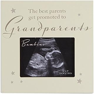 Oaktree Gifts Baby Scan Photo Frame for Grandparents 4 x 3
