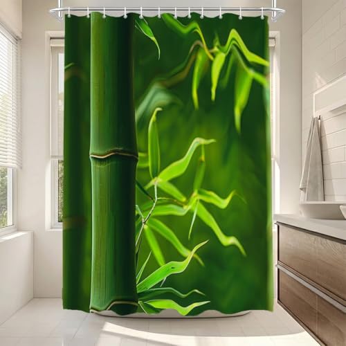 Rideau douche 160x200cm polyester pour une salle de bain zen