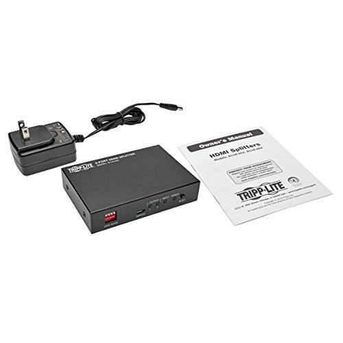 Tripp Lite 2-Port Hdmi Splitter, 1 In 2 Out, Video & Audio, 1080P @ 60Hz (B118-002),Black #TOP4